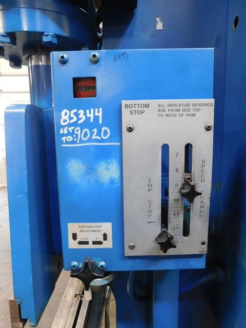 55 Ton, Niagara #HB-55-4-6, press brake, 6' overall, 10 gauge, 6" stroke, 7" Shut Height, 13" open - Image 6