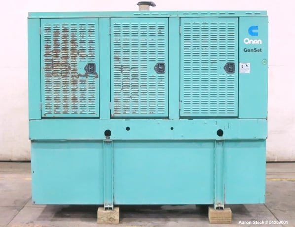 125 kW Cummins Onan #125DGEA, Diesel Generator, #2CT8.3-G engine, 207 HP, weatherproof enclosure, 889 Hrs - Image 1