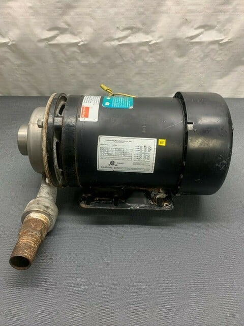 Dayton #4JMX5, Stainless Steel Centrifugal Pump, 1.5 HP, 3450 RPM, 460 Volts, 3PH - Image 7