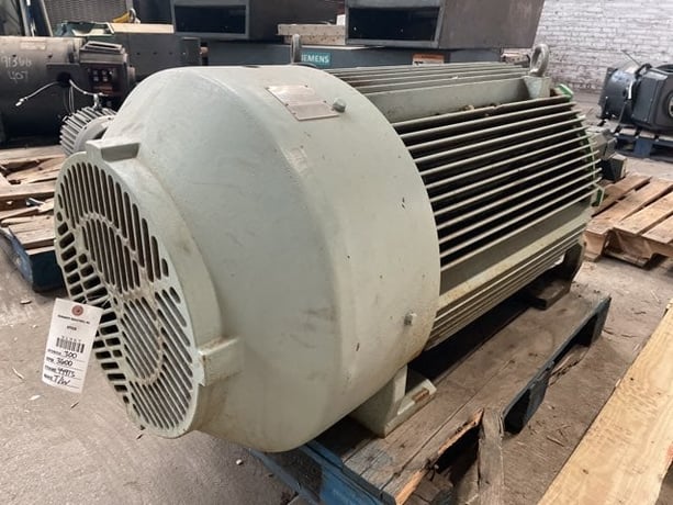 300 HP 3600 RPM Teco Westinghouse, Frame 449TSC, TEFC BB, 460 Volts - Image 2