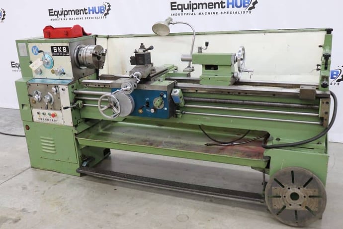 16" x 60" SKB #1660, gap bed engine lathe, 3-jaw chuck, tool holder, chanhge gears, 1988 - Image 2