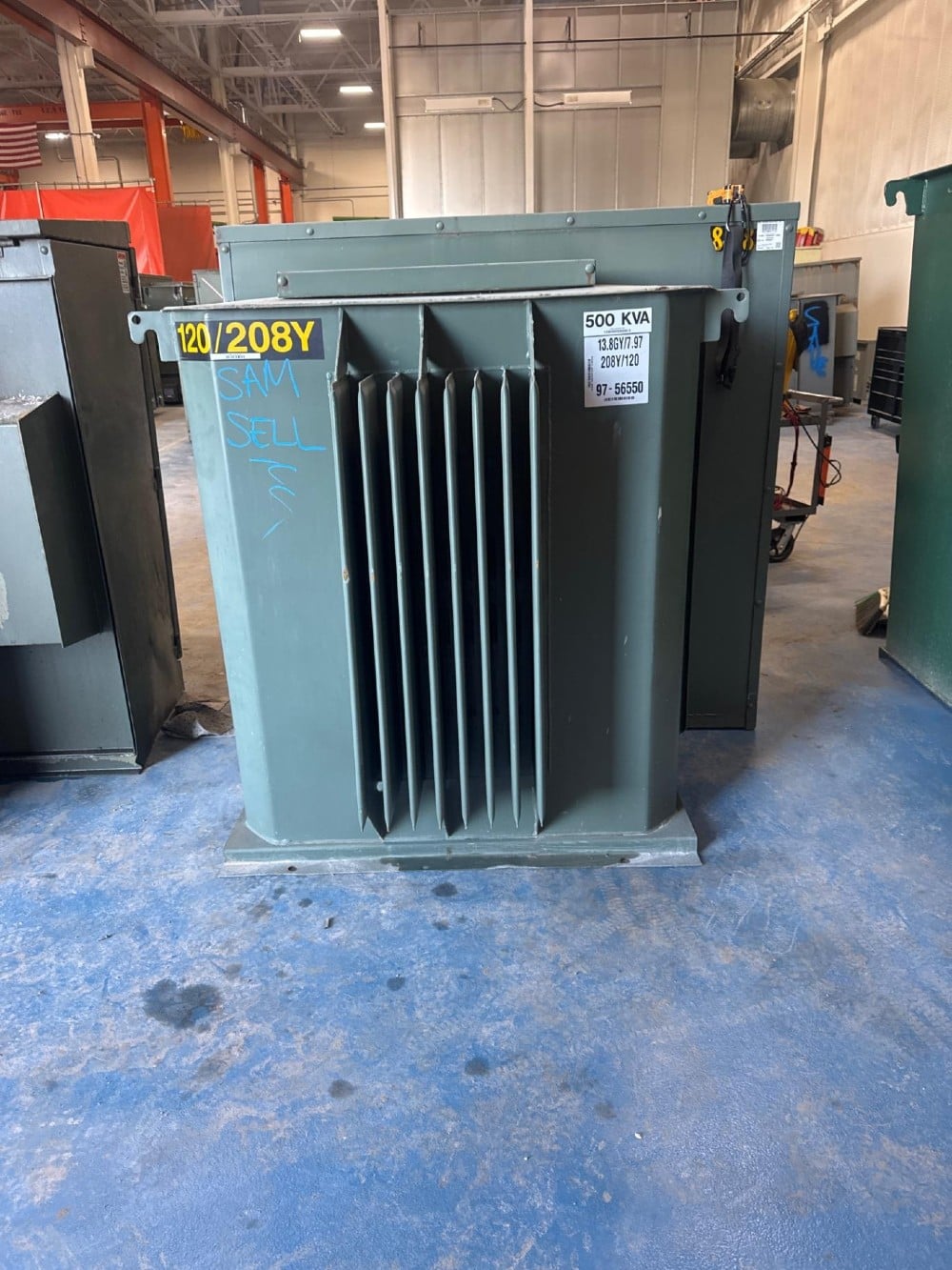 500 KVA 13800GY/7970 Primary, 208Y/120 Secondary, 3 phase, Padmount Transformer - Image 3