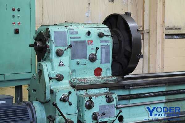 36" x 255" Tos #SU-90A, 2-1/2" hole, 30" chuck, steady, rapid trav, taper, 20 HP, #62590 - Image 9
