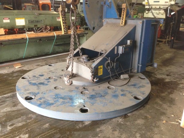 20000 lb. Aronson #HS/TS 20 headstock/tailstock rating 20000 lb.rotation load torque - Image 1