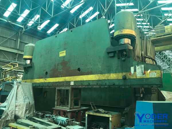500 Ton, Pacific #K500-21, hydraulic brake, 21' overall, 197" between housing, 12" stroke, 1972, #63121 - Image 9