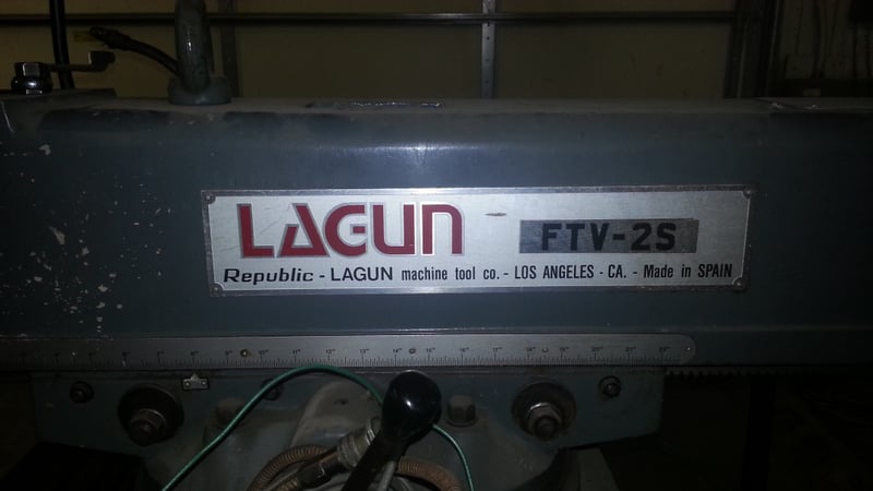Lagun #FTV-2S, 10" x50" tbl, Servo II, digital read out, 16" x18" x16", 5" quill, 3 HP, 4250 RPM, #82383 - Image 5