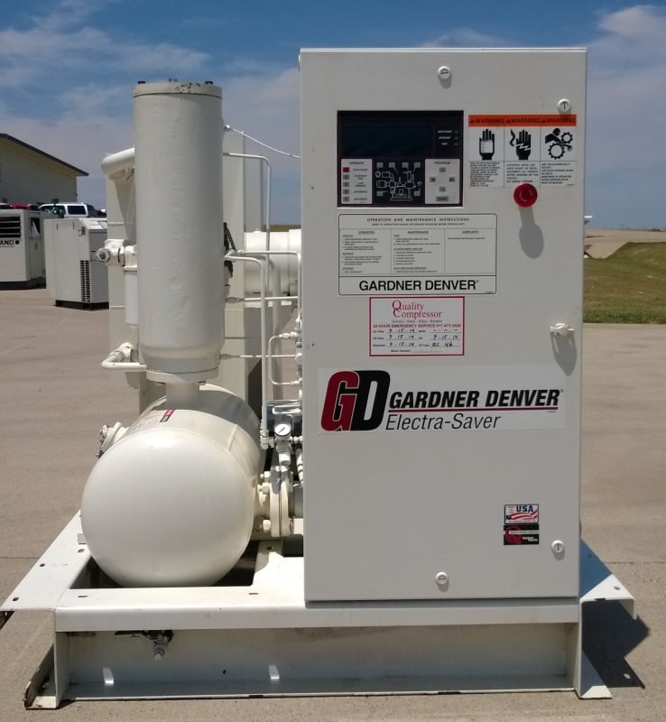493 cfm, 125 psi, Gardner Denver, 100 HP, 460/3/60 - Image 1