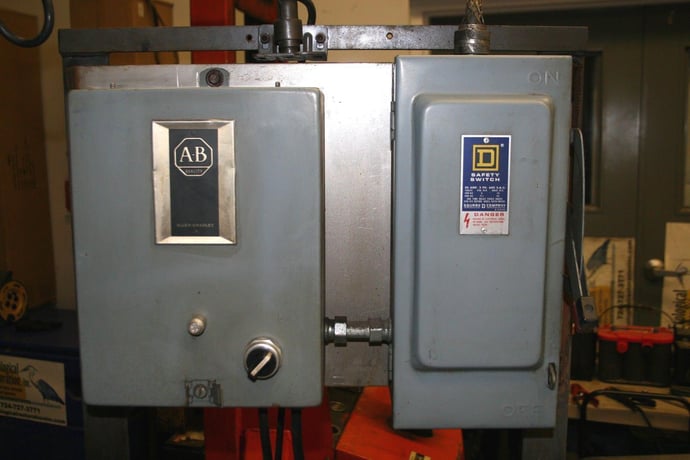 Wafios #MSD-500, nail cutter grinder, AB switch, 1 course, 1 fine, 3 medium wheels - Image 6