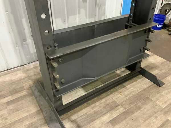 150 Ton, Dake #8-228, hydraulic H-frame press, 16" stroke, 48" btwn uprights, 20" x 55" bed area, 2 HP - Image 10