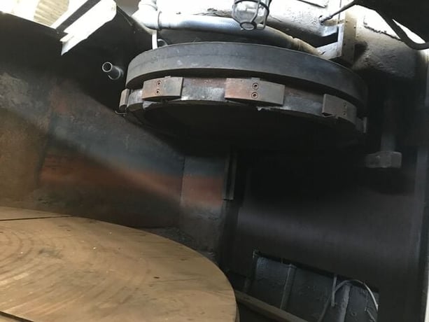 Blanchard #42-84, 84" magnetic chuck, 1" full chuck life, 75 HP, Hydroflow coolant, filtration system, 1955 - Image 9