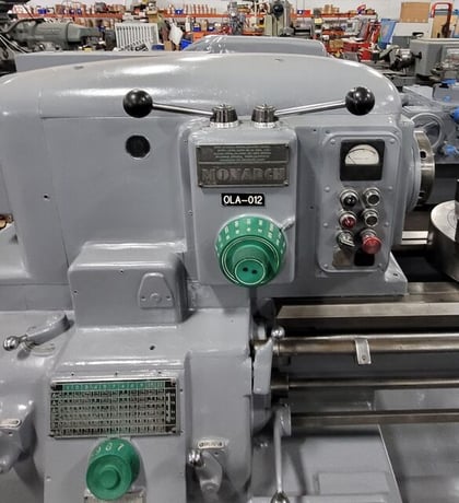 20" x 54" Monarch #610, engine lathe, 12" 3-jaw chuck, D1-6, 2.25" bore, quick change toolpost - Image 7