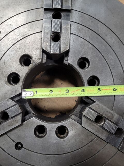 15" Skand #SCA-373060, 3-jaw chuck, A2-6 mount - Image 5
