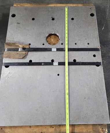 30" x 24" x 1-1/2" Fixture Plate - Image 2