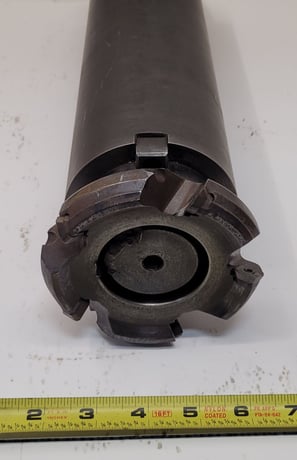 Ingersoll, CAT50 BP50P15SA340 shell mill holder w/ Sandvik Face Mill - Image 4