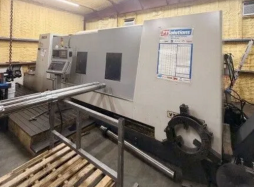 Mighty Viper #VT-50B/3000, CNC Lathe, 39.3" swing, 120" between centers, 33.85" max. cutting diameter, 116.2" - Image 1