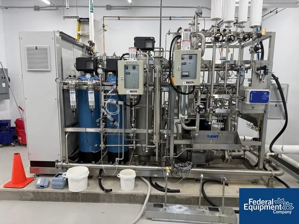 BWT #Compakline-815-PW-HWS, Soft water generation, skid, 80 GPH gen, 45 GPM distrib, 460 V., 2021 - Image 3