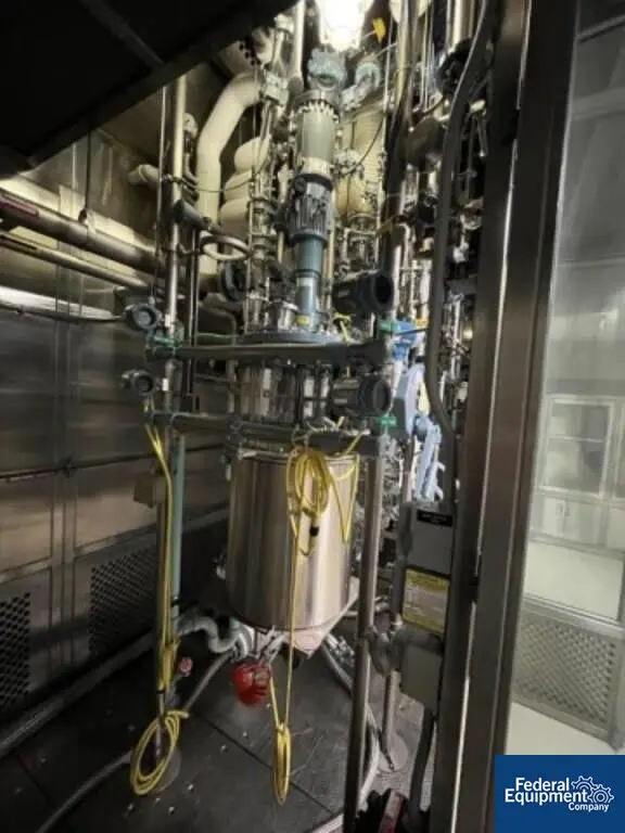 107/107 Liter Buchi, Kilo Lab Reactor Train System, Glass Lined, variable speed, 1999 - Image 4