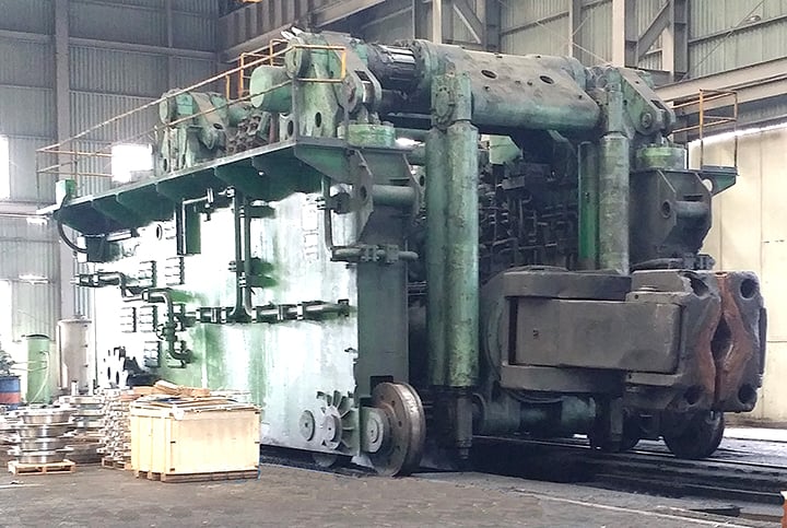 65 Ton, Demag Hydraulik #150M-T Rail Bound, 80" ingots, 165" rail centers, 708 HP - Image 1