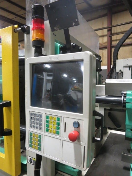 224 Ton, 15.3 oz., Arburg #570C 2200-800, injection molding machine, 22.44" x 22.44" tie bar spacing, 2006 - Image 10