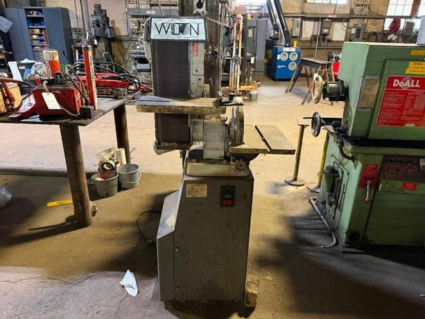 7-3/8" x 14-3/4" Wilton #4200A, combination belt & disc sander, 12" x 16-3/8" disc, tilt table, 1.5 HP - Image 3