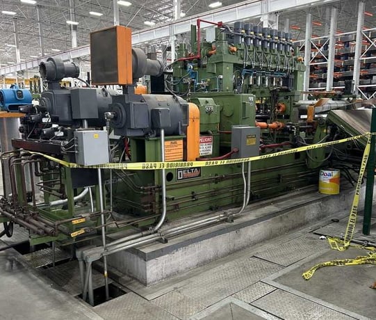 61.5" x .135" Delta, precision cassette leveler, 50000 psi, 250 FPM, 17 rolls - Image 1