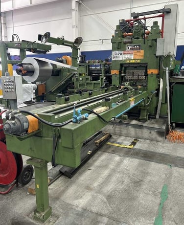 61.5" x .135" Delta, precision cassette leveler, 50000 psi, 250 FPM, 17 rolls - Image 9
