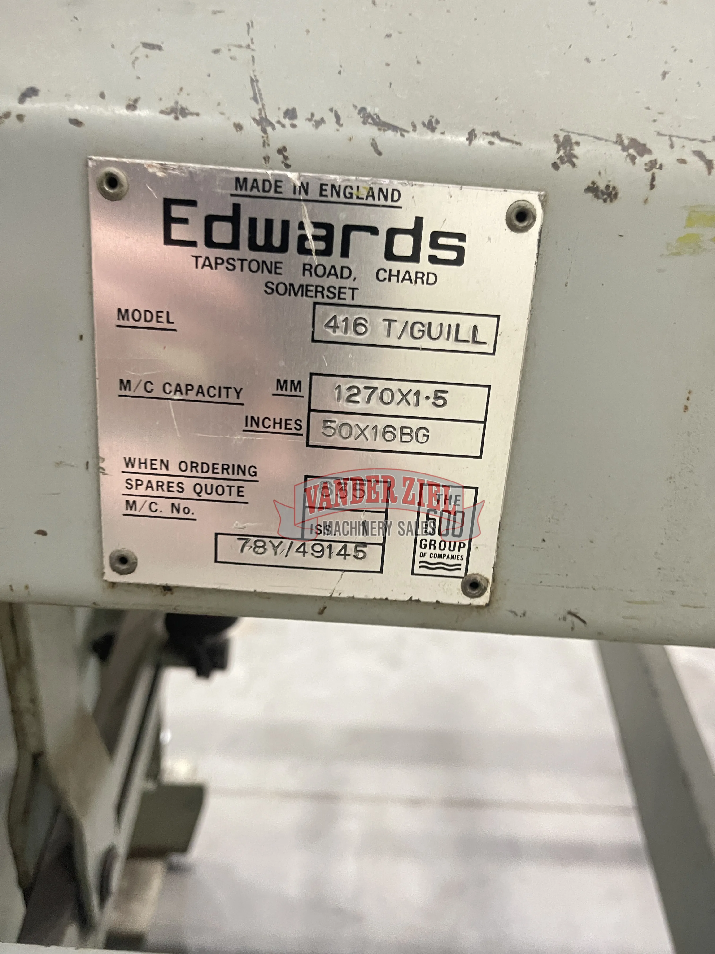 16 gauge x 4.2' Edwards #Pedicut-600, shear - Image 7