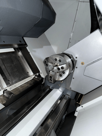Haas #DS-30Y, 3-Axis CNC Lathe, 31.7" swing, 23" machining length, 18" turning diameter, 8" chuck, 2" bar, 30 - Image 10