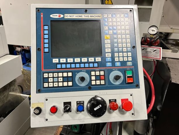 CSM #GTC6, CNC Lathe, 11.75" X, 7.5" Z, 1.275" bore, 5 HP, 4500 RPM, Fagor 8050 control, Mist Buster air - Image 4