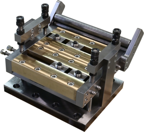UCG, Rollformer Entry Guide, 2.1"-8.1" strip, 4.43"-8.62" height adjustment, 0.056" thickness - Image 2
