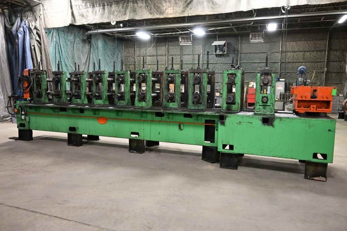 10 Stand, Yoder #M3-1/2, Rollformer, 10 passes, 3.5" spindle diameter, 19" roll space, 24" horizontal - Image 4
