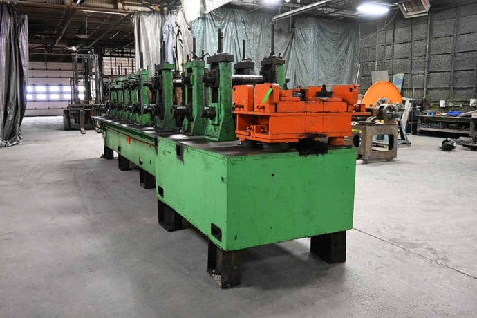 10 Stand, Yoder #M3-1/2, Rollformer, 10 passes, 3.5" spindle diameter, 19" roll space, 24" horizontal - Image 5
