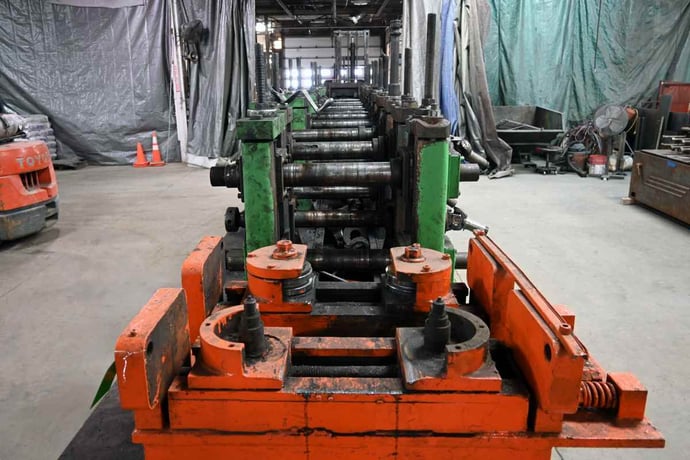 10 Stand, Yoder #M3-1/2, Rollformer, 10 passes, 3.5" spindle diameter, 19" roll space, 24" horizontal - Image 7