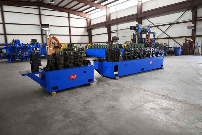 2-1/2" x 0.095" Yoder #M2, High Frequency Tube Mill, 13" roll space, 15" horizontal centers, 5"-6-3/4" - Image 2
