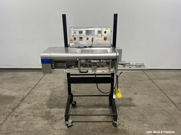 Doboy #B-500-M, Band Sealer, 42 FPM, High-Speed, Mobile, AB Micrologix 1000 PLC, casters - Image 1