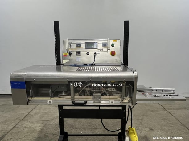 Doboy #B-500-M, Band Sealer, 42 FPM, High-Speed, Mobile, AB Micrologix 1000 PLC, casters - Image 2