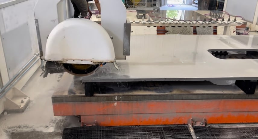 20" Poseidon #TREX-S, Dual Table CNC, 160" x 120" table, Jib Crane, 20" blade capacity, Water Filtration - Image 5