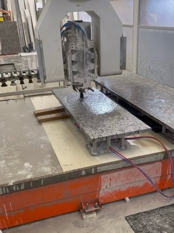 20" Poseidon #TREX-S, Dual Table CNC, 160" x 120" table, Jib Crane, 20" blade capacity, Water Filtration - Image 7