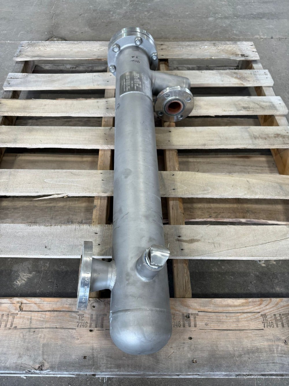 Koss, industrial shell and tube heat exchanger, 2-1/2" outlet, Koss Industrial 125 PSI - Image 4