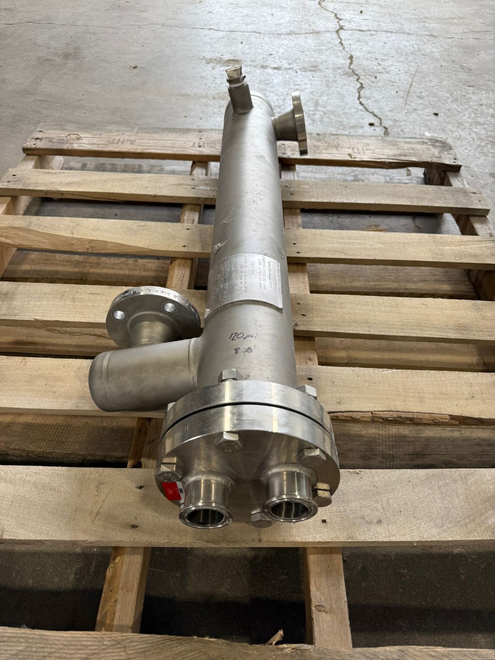 Koss, industrial shell and tube heat exchanger, 2-1/2" outlet, Koss Industrial 125 PSI - Image 5