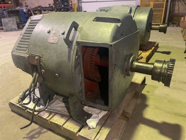 100 HP 650 RPM General Electric, Frame 683A, DPFVBB, 480 VA - Image 3