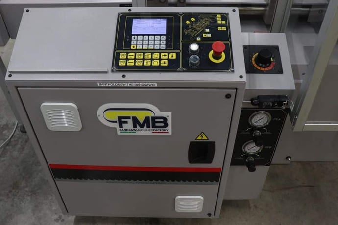 10-1/4" x 10-1/4" FMB #Zeus+CN, automatic horizontal band saw, 130" x 1" x .035" blade, 2 HP, 2022' - Image 6