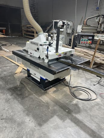 Ironwood #SLR330, straight line rip saw, 10" blade, 1" arbor, 43" x 63" table, 15 HP - Image 1