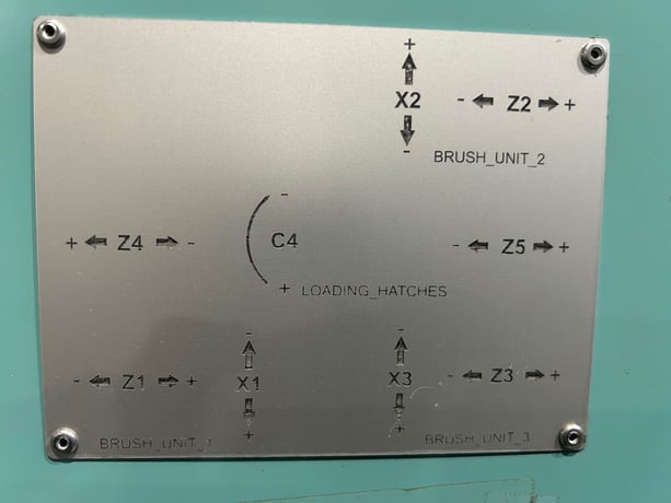 Sema #EEA30-1-3S-1300-NC-A, camshaft deburring machine, 2015 - Image 2