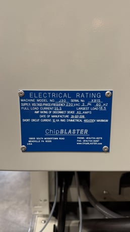 Chipblaster #J30, high pressure coolant system, 1000 psi, 2018 - Image 7