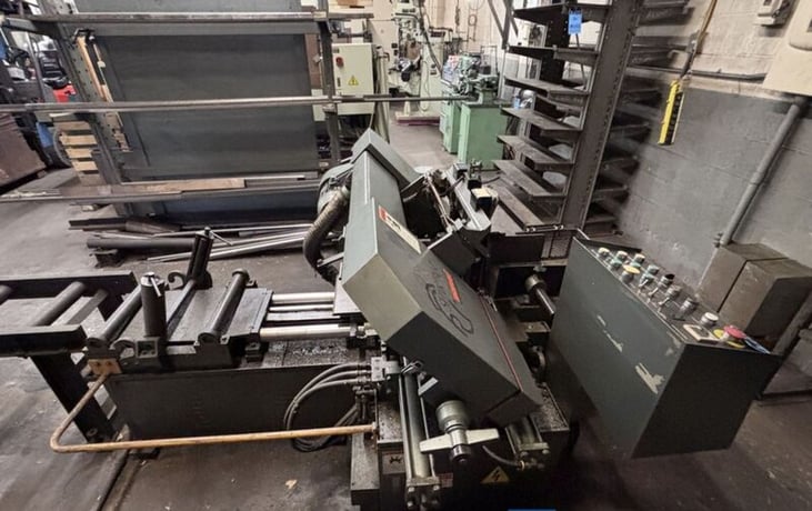 8" x 11.5" Marvel Spartan #PA10/2, horizontal band saw, automatic hydraulic driven stock feed table with - Image 10