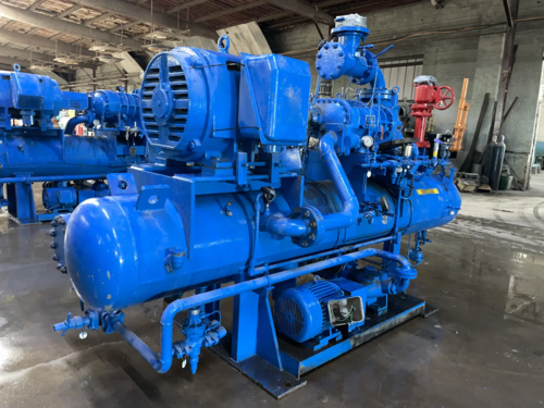 200 HP GEA #140-ME, Rotary Screw Compressor Package, Mycom 160VLD bare screw, R-717 refrigerant, 350 psig - Image 6