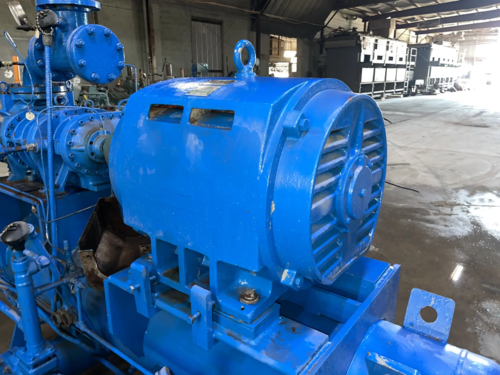200 HP GEA #140-ME, Rotary Screw Compressor Package, Mycom 160VLD bare screw, R-717 refrigerant, 350 psig - Image 9
