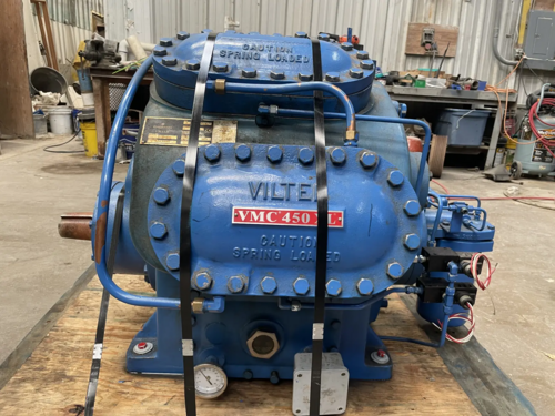 Vilter #458XL, 8-Cylinder Bare Reciprocating Compressor, R-717 refrigerant, 1200 RPM, 398 cfm, 4-1/2" x - Image 5