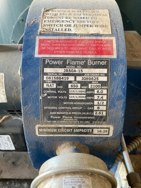 50 HP 150 PSI Columbia #CT-50, Steam Boiler, 2016 - Image 6